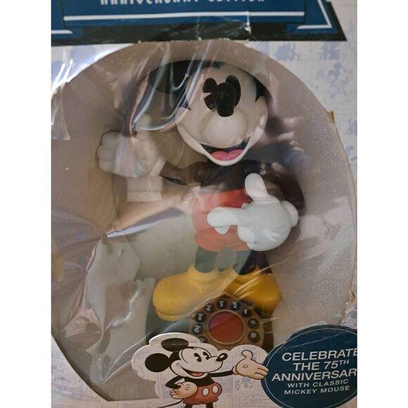 Vintage 2004 Disney 75th Anniversary Mickey Mouse Telephone 028395 - Picture 3 of 12